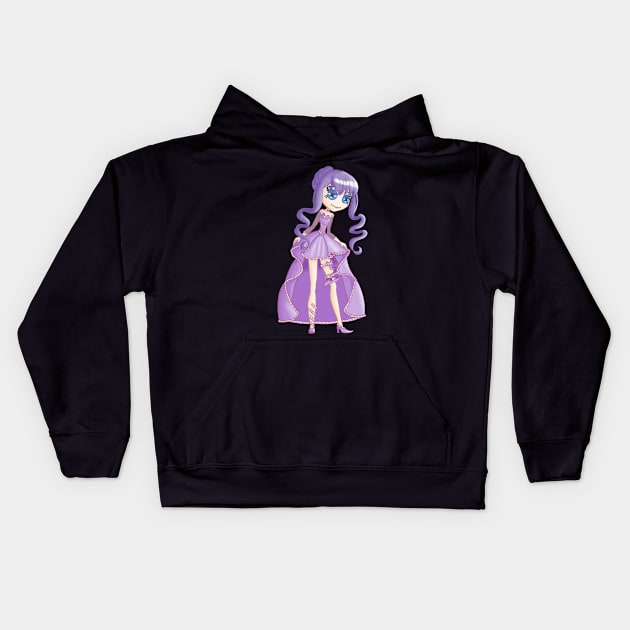 Marshmallow Girl Kids Hoodie by Cardea Creations